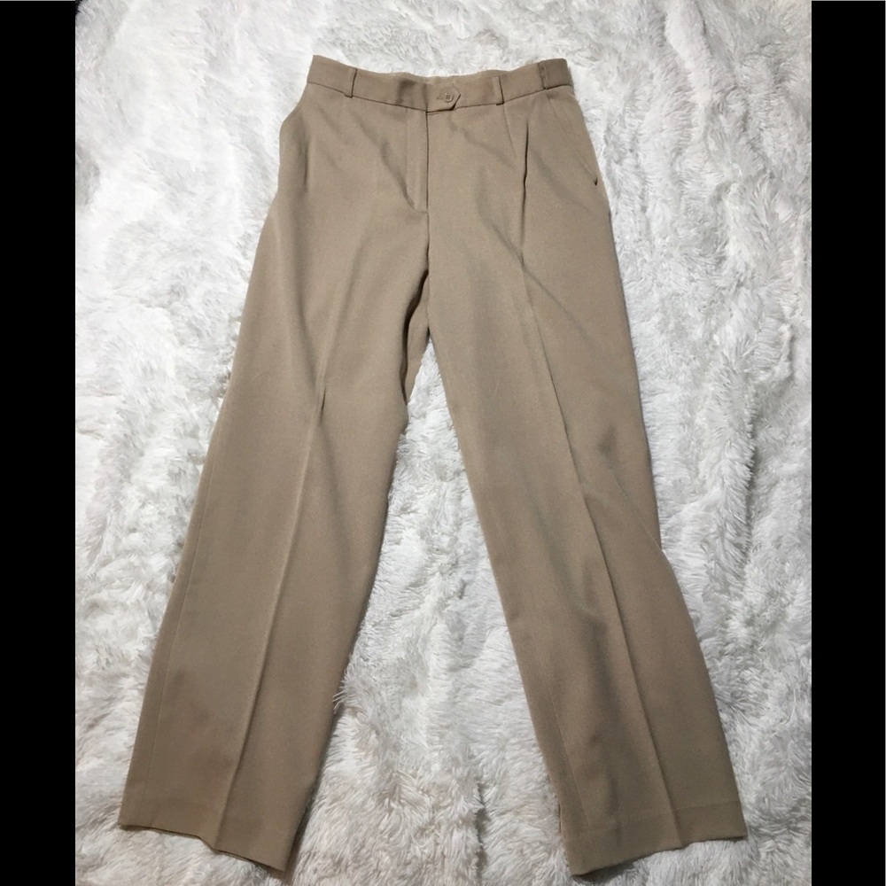 Norm Thompson Khaki Dress Pants Size 10 P